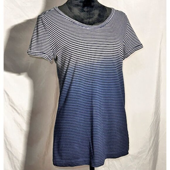 a.n.a. Striped Ombre Tee, Medium - Picture 3 of 4